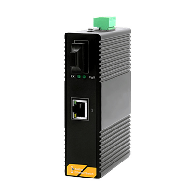 KEXINT Gigabit 1 optische poort 4 elektrische poort Industrial (POE) Transceiver Media Converter