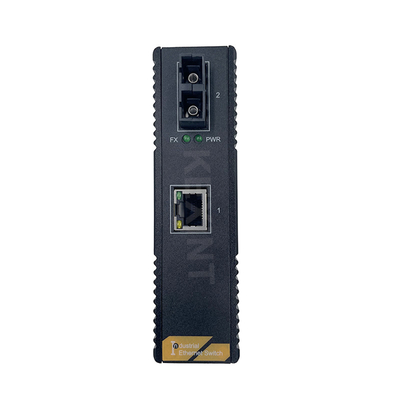 KEXINT Gigabit 1 optische poort 4 elektrische poort Industrial (POE) Transceiver Media Converter